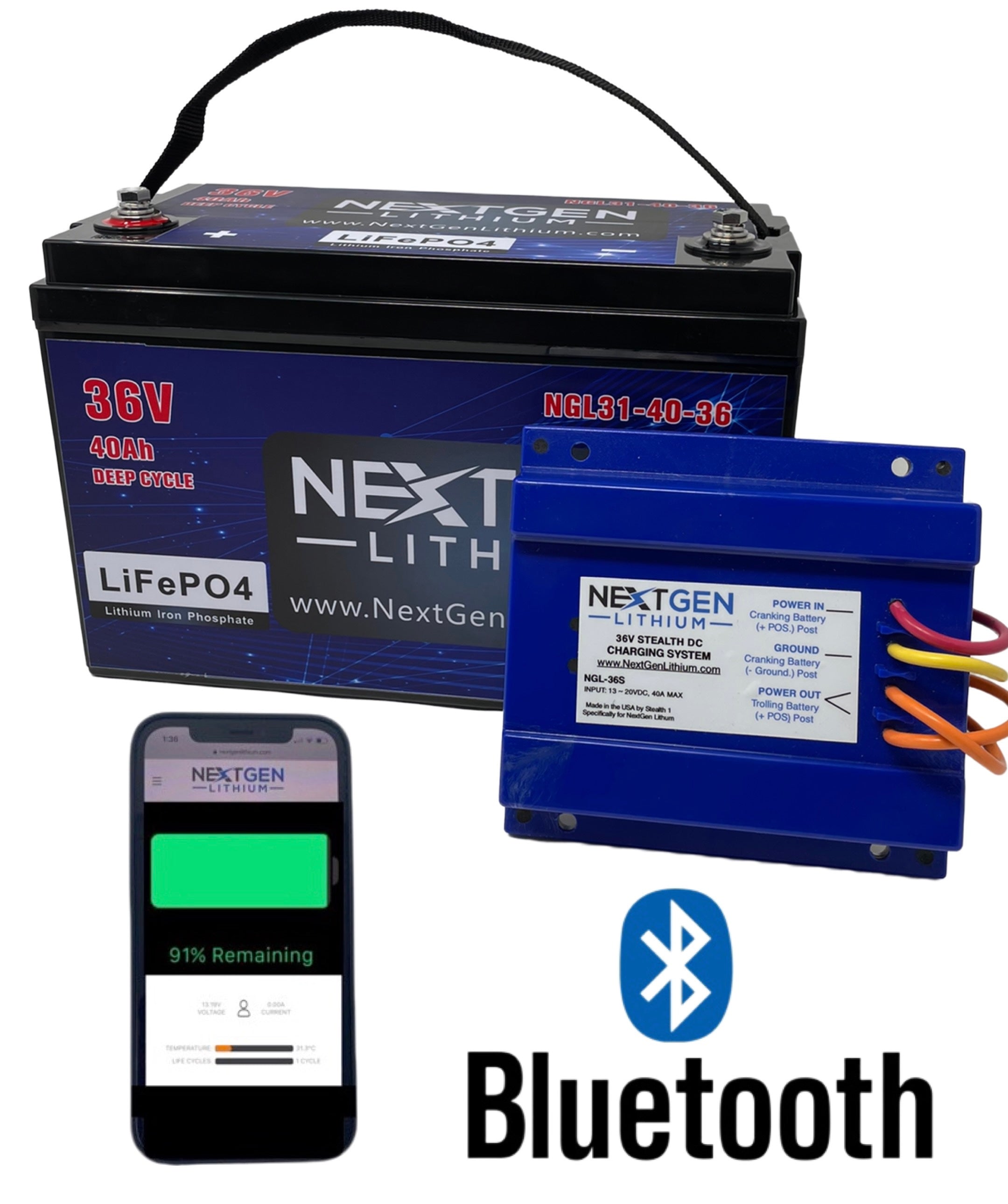 36V 60 AH Lithium Ion Battery, Deep Cycle Lithium Ion Battery